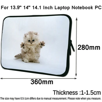 

For Lenovo HUAWEI Matebook HP Asus ZenPad 14 Inch Laptop Bag Women Briefcase Carrying 14.1" 13.9 Notebook Case Prints Soft Pouch