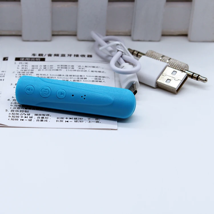 Hands-Free Беспроводной Bluetooth приемник V4.2 3,5 мм Jack с разъемом подачи внешнего сигнала Aux приемник адаптер музыкальный ресивер с Bluetooth для автомобиля Динамик
