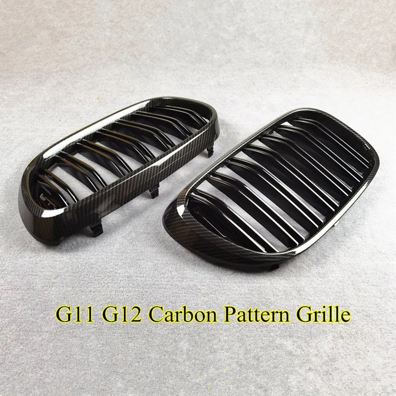 

Пара 2 стиля M Цвет автомобиля ABS черный передняя сетка гриль решетка для BMW 7 серии G11 G12 2016-2019 ABS материал