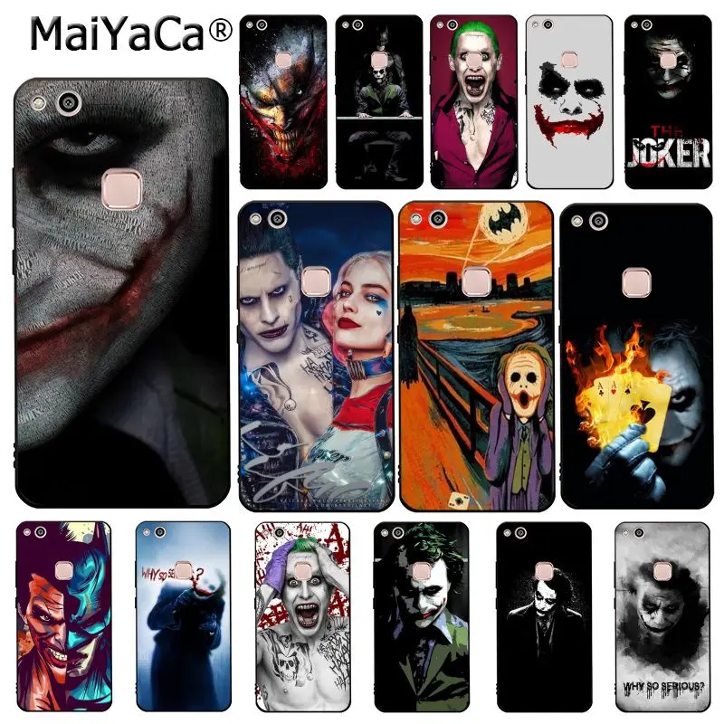 MaiYaCa отряд самоубийц Харли Квинн Джокер фильм чехол для телефона для huawei Y9 Y7 Y6 II Y5 II Y7 Prime