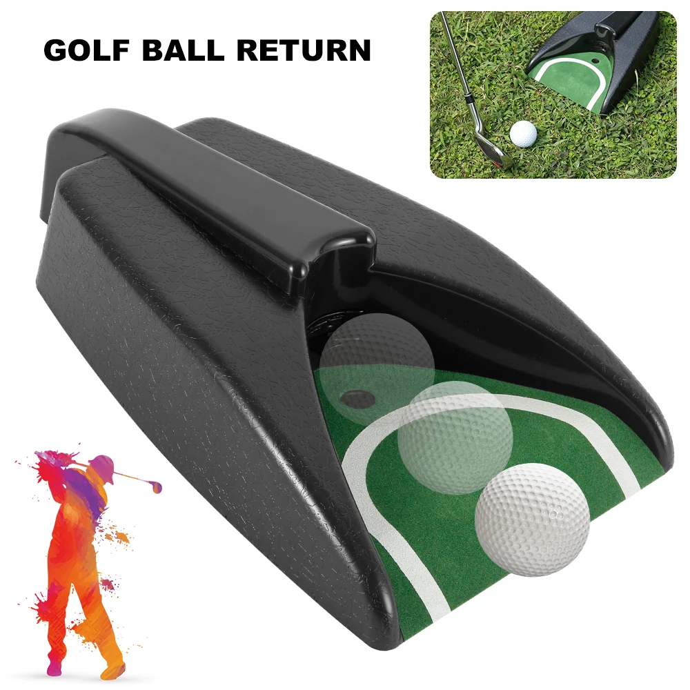 

Plastic Golf Putting Mat Auto System Golfing Training Putting Mat Back Golf Practice Training Accessories