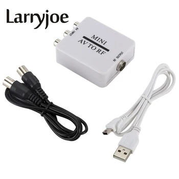 

Mini HD Video Converter Box RCA AV CVSB to RF Video Adapter Converter Supports For MHz 61.25 67.25 TV Switch