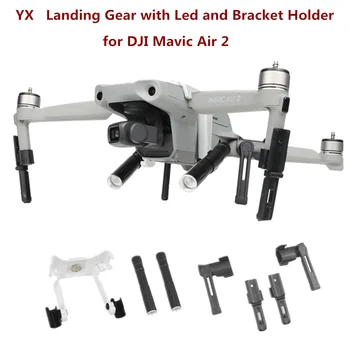 

YX for Mavic Air 2 Landing Gear with Led Headlamp Set Leg Support Protector Extension Extended Bracket Holder with 1/4 Screw