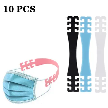 

10pcs Mask Ear Rope Buckle Mask Band Length Adjusting Buckle Mask Ropes Extension Buckle Convenient Mask Supplies for Men Women