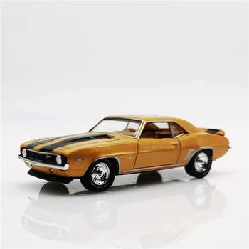 

M2 1:64 Chevrolet Camaro 60 Years 1969 Gold Diecast Model Car Loose