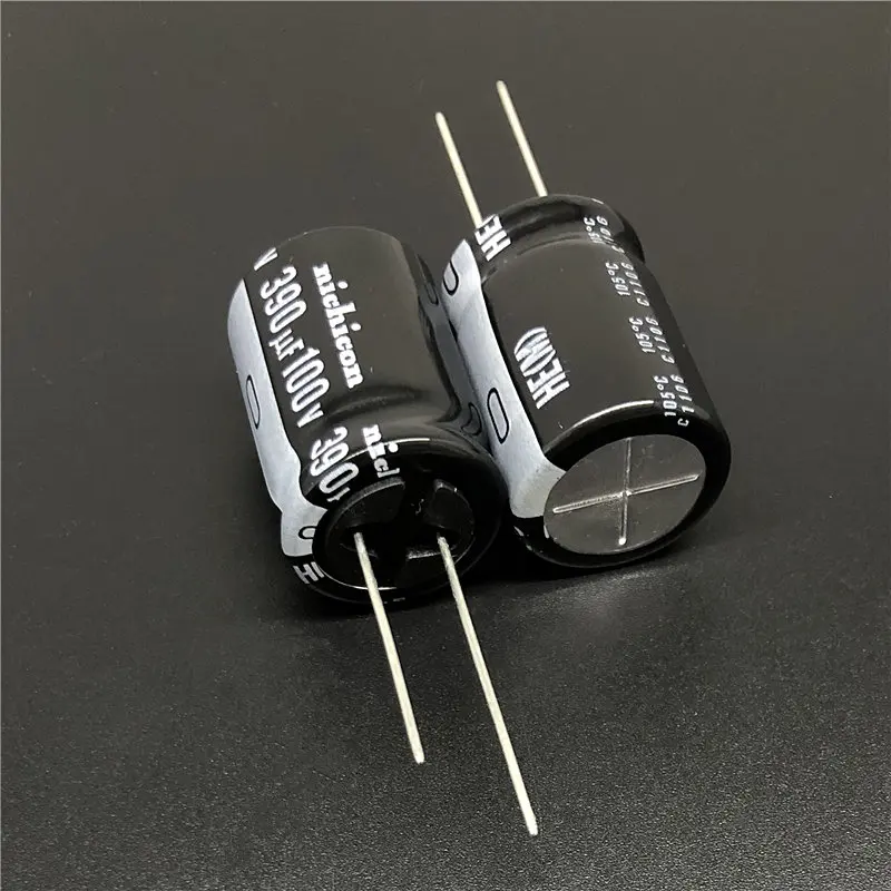 5 шт. 390 мкФ 100 в NICHICON он серия 18x25 мм супер низкий Impdance 100V390uF алюминиевый