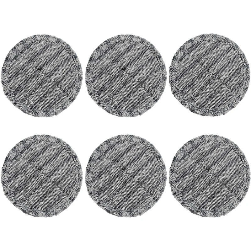 

6Pcs superfine fiber Brush Head Mop Cloths Mopping Rag Replacement for Dyson V6 V7 V8 V10 V11 Vacuum Cleaner Accessories
