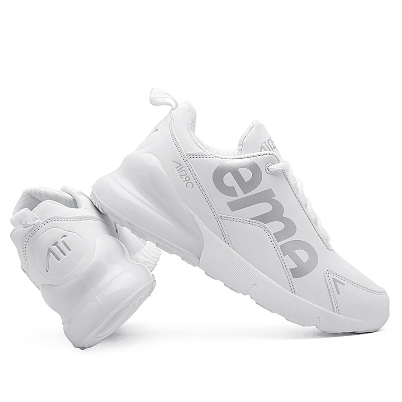New Shoes Running Men for Cushioning Athletic Sports Outdoor Comfortable Jogging Walking Sneakers Size- 39 46 - Цвет: White