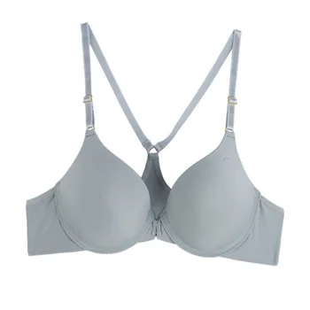 

Fashion Bra Seamless Sexy Front Buckle Bra Push Up Underwear Wireless Brassiere B Cup Bra