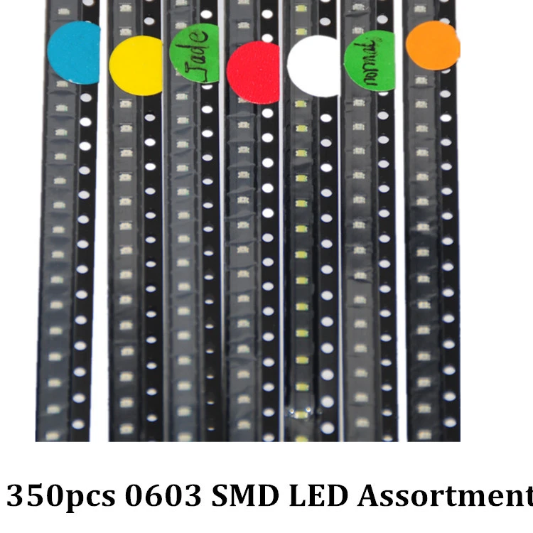 50Pcs RED Light 0603 SMD LED Superbright LEDs Assortment Kit DIY 50Pcs RED Light 0603 SMD LED Superbright LEDs Assortment Kit DIY