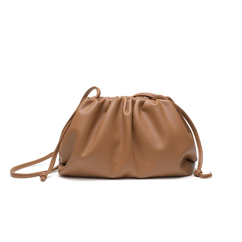 Модная женская сумка через плечо из искусственной кожи, четыре цвета, женские сумки через плечо - Цвет: Brown