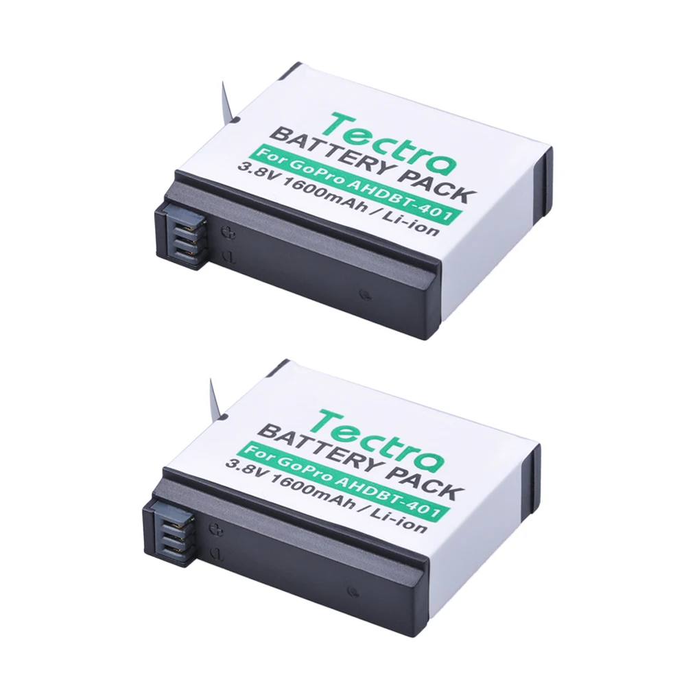 4 шт 1600mAh Gopro Hero 4 Замена батареи для GoPro HERO4 GoPro AHDBT-401 батарея для экшн-камеры