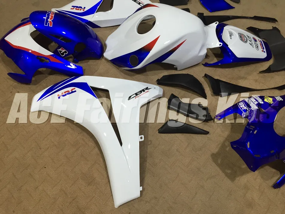 Топ(инжекционного метода литья) ABS Полный обтекатели комплект Подходит для Honda CBR1000RR 08 09 10 11 2008 2009 2010 2011 CBR1000 1000RR высокая отключающая способность