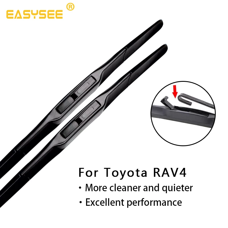 Лобовое стекло стеклоочистителя гибридные щетки для Toyota RAV4 Fit Hook Arms модель года с