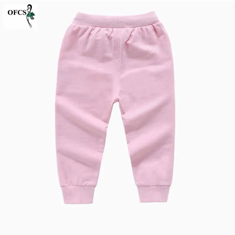 Teenagers Pants Solid Cartoon Boys Girls Casual Sport Pants Jogging for 18M-12Year for girls pants boys pants kids pants girls trousers