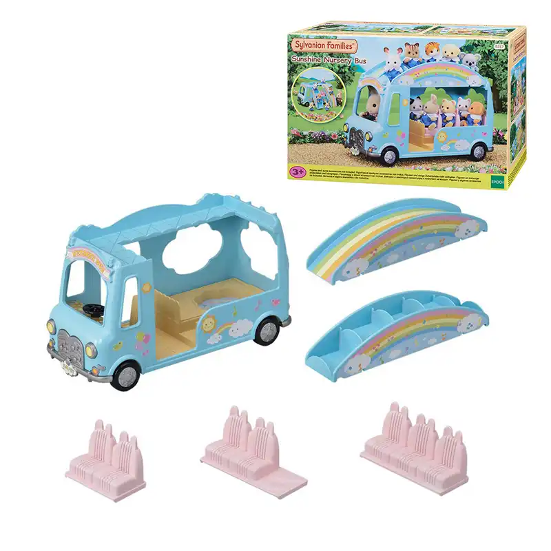 sylvanian sunshine nursery bus