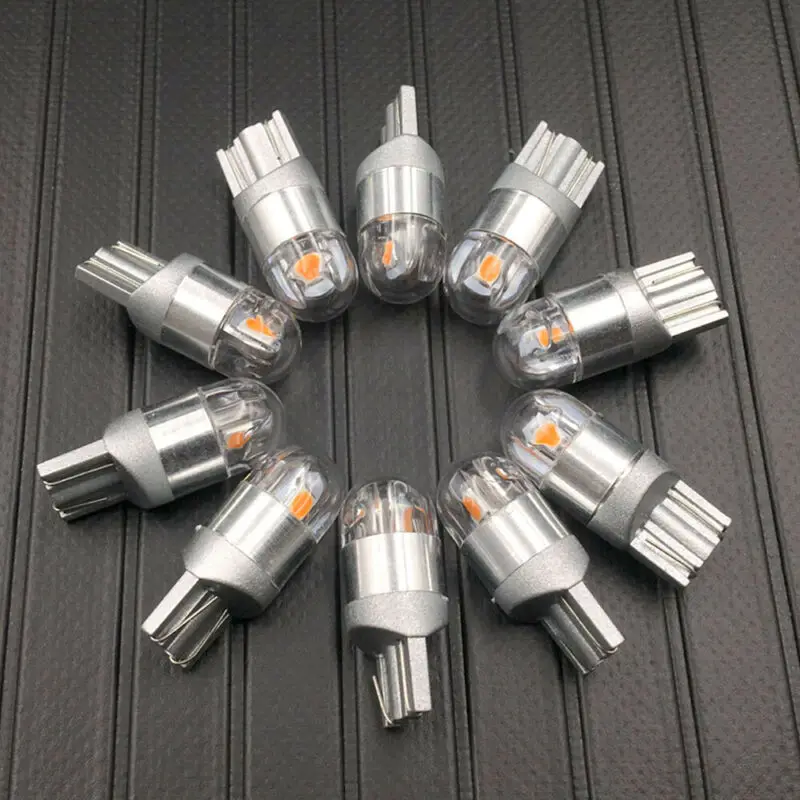 Для T10 W5W розетка 6500K 12V белый интерьер автомобиля чтения огни авто 2 светодиодный лампы