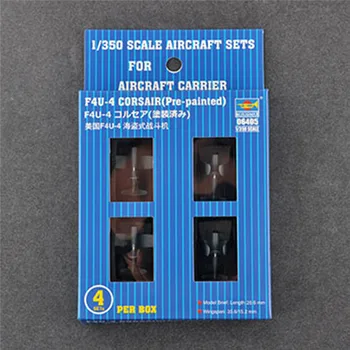 

Semi-finished Pre-painted Aircraft Set for Aircraft Carrier Trumpeter 06405 1/350 Scale F4U-4 Corsair