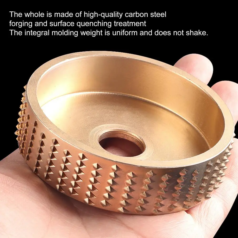 Wood Carving Cutting Disc Round Wood Angle Grinding Wheel 16mm Bore Shaping Sanding Carving Rotary Woodworking Tool For Grinder