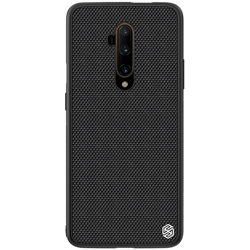 Черный Чехол для OnePlus 7T Pro, чехол global OnePlus 7T Pro, задняя крышка, текстурированный защитный чехол для OnePlus 7T Pro Nillkin, чехол - Цвет: Черный