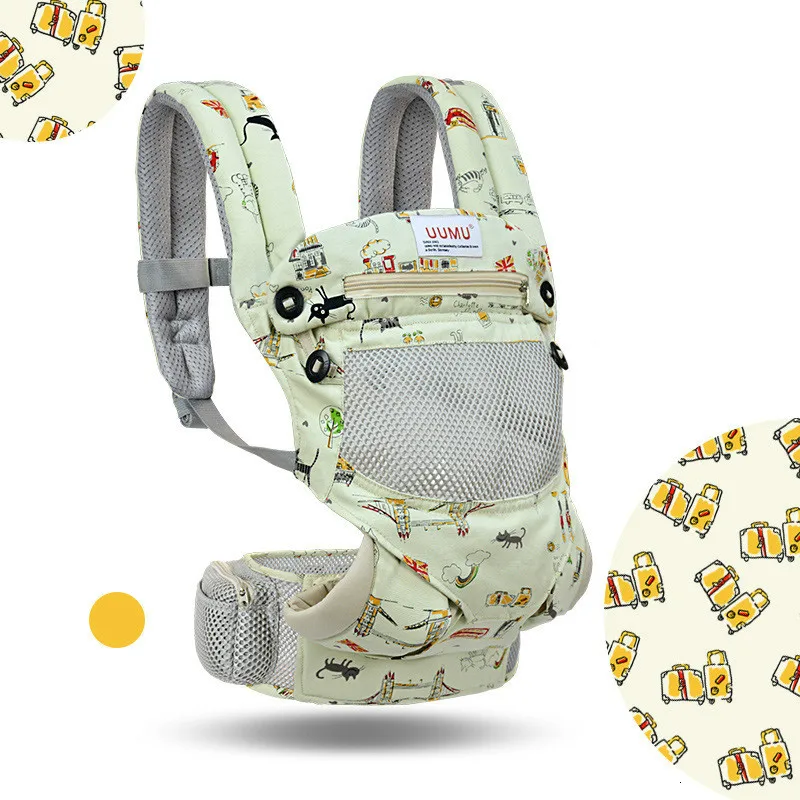 Soboba младенческий детский Хипсит хлопок эргономичный рюкзак для переноски слинг держатель для обертки Хипсит пояс рюкзак снаряжение 0-36 м - Цвет: Animal World