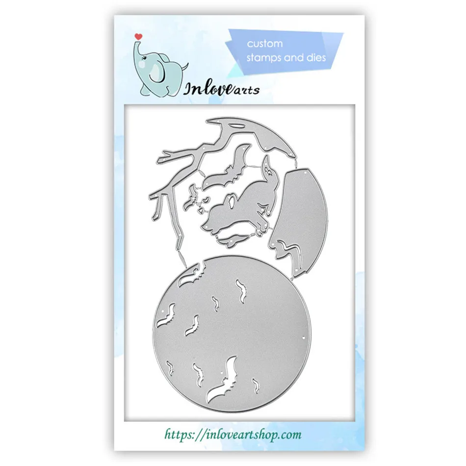 

YaMinSanNiO Animal Dog Dies Bat Metal Cutting Dies for Card Making Scrapbooking Embossing Cuts Stencil Craft New 2019 Decoration