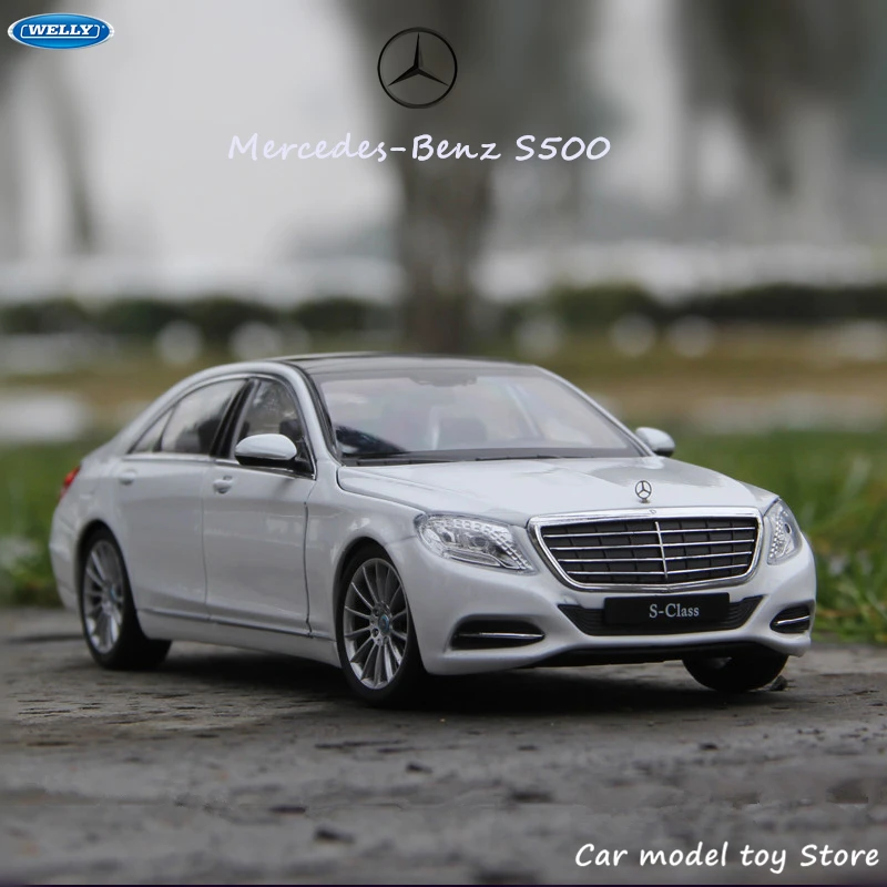 WELLY 1:24 Mercedes Benz S-Class спортивная модель автомобиля из сплава Декоративные