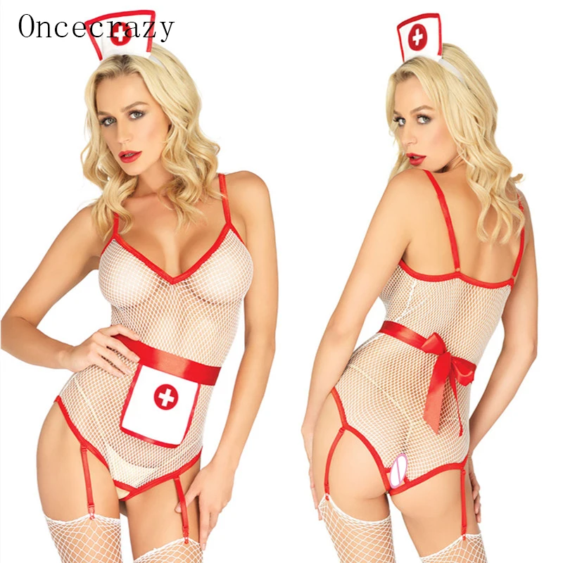 Oncecrazy сексуальное нижнее белье открытая перспектива сетчатая одежда для