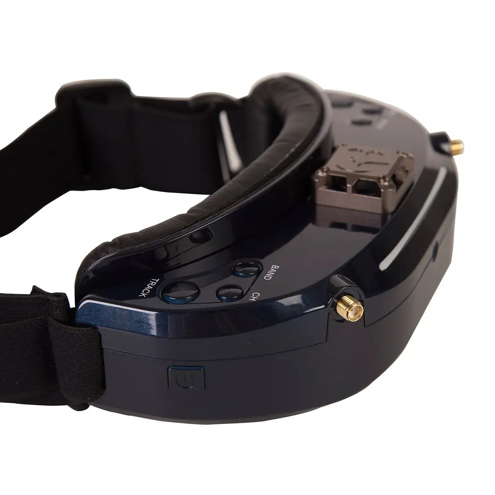 5,8 GHz 48CH разнообразие FPV очки поддержка HDMI отслеживание головы с вентилятором DVR фронтальная камера для радиоуправляемого дрона