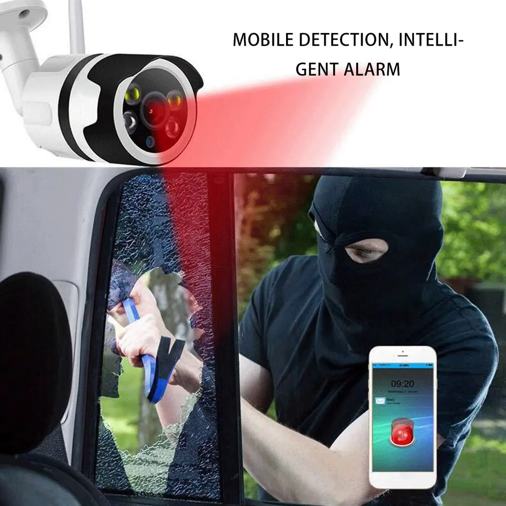 Камера интеллектуальная Ip66 Водонепроницаемая сетевая камера видеонаблюдения 720 CCTV пулевидная камера наруэного наблюдения Домашняя безопасность