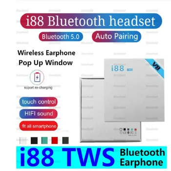 

2020 new i88 tws Bluetooth 5.0 Earphone Touch control Wireless earphones for Iphone Xiaomi PK i9S i10 TWS Phone