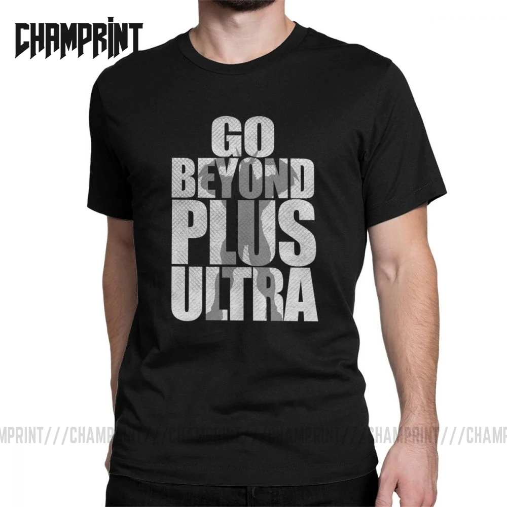 

My Hero Academia Go Beyond Plus Ultra anime T Shirt Boku No Hero Academia Anime Tees Short Sleeve T-Shirts 100% Cotton 6XL Tops