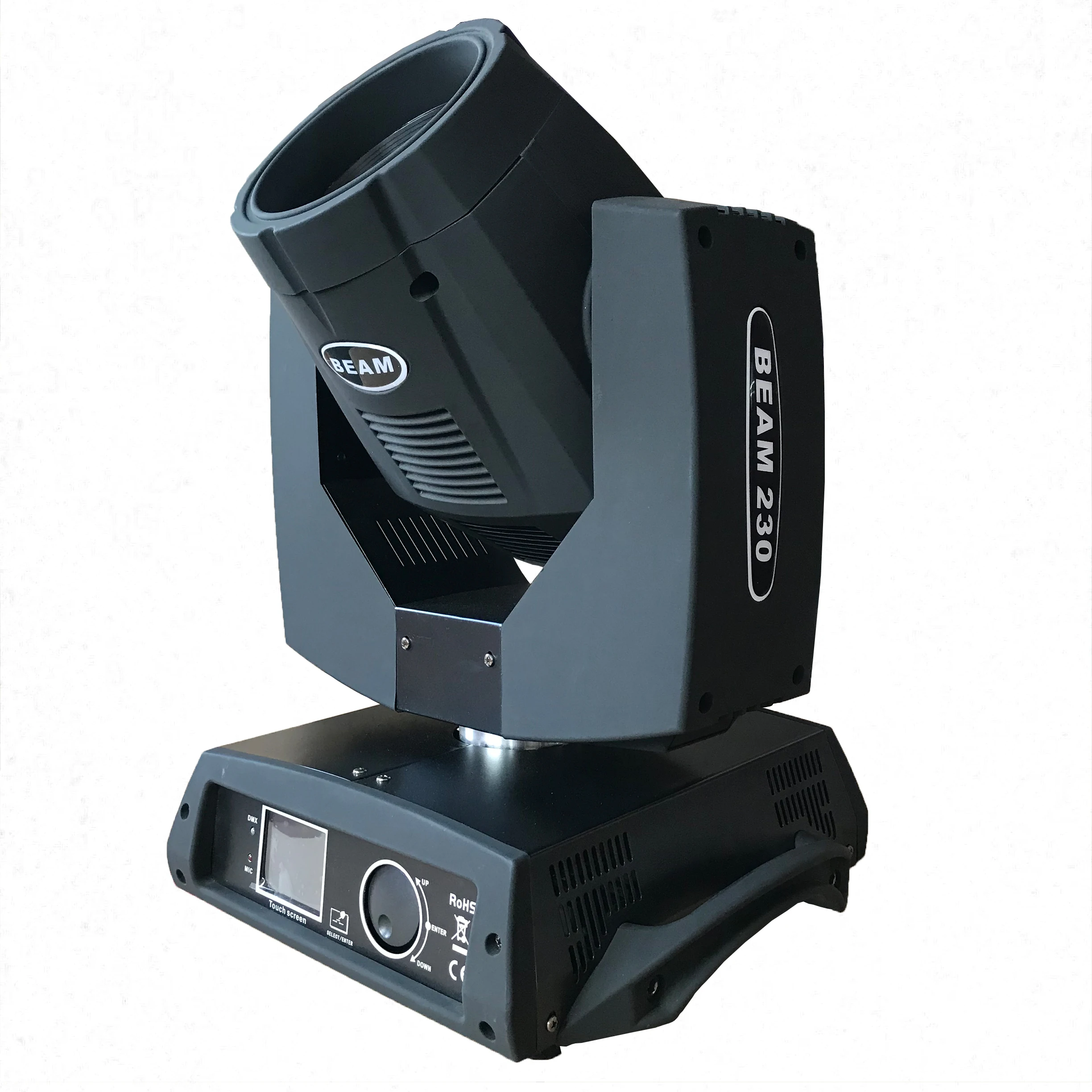 2 unids/lote con caja de vuelo doble haz sharpy 230w 7r luz principal móvil con colorido efecto arcoatiris 2 prismas y powercon