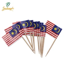 1000 шт малайзийские зубочистки для украшения пищевых продуктов перерабатываемая обработка экологическая зубочистка
