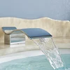Luxury Waterfall Bathroom Spout Deck Mount Brass Bath Tub Faucet Accessory Replace Spout ► Photo 3/6