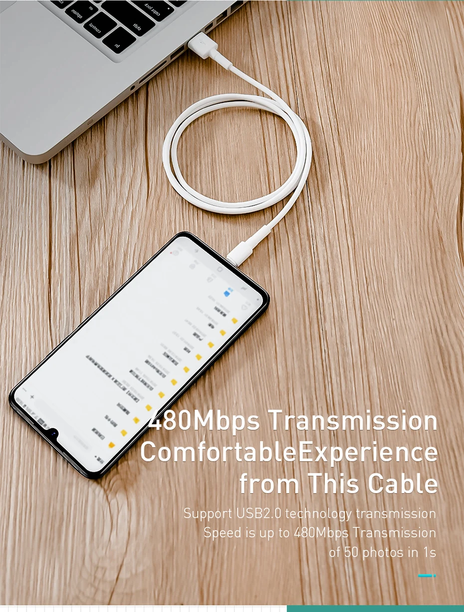 Usb-кабель Baseus 4A, зарядный кабель USB для микрокабеля VOOC, быстрозарядный кабель для OPPO R15 R11S Plus A77, кабель для передачи данных