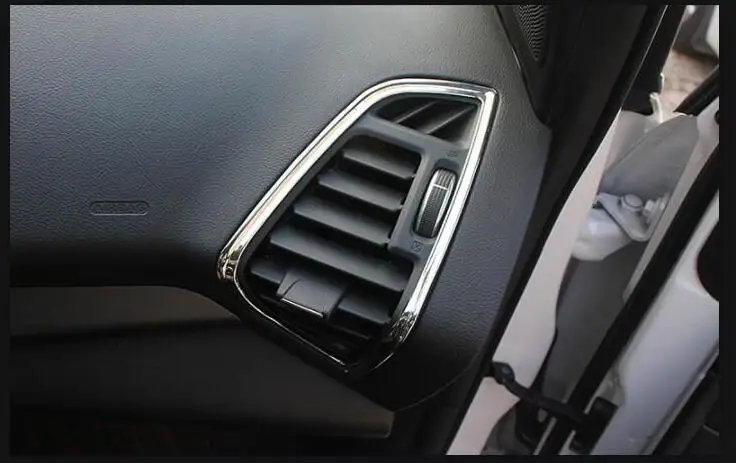 13-19 для Ford Kuga Escape воздушная Рамка для украшения выходного отверстия внутренняя отделка боковая фуршетка Украшение Аксессуары с блестками