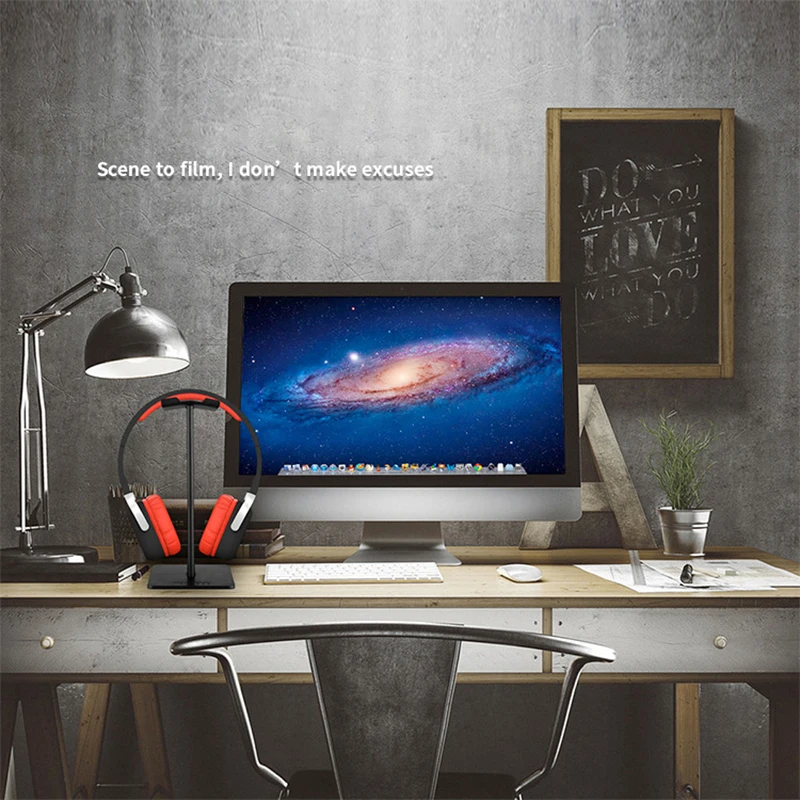 Fashion Headset Stand Universal Black White Headphone Stand Detachable Headphone bracket Aluminum alloy Holder Headphone display