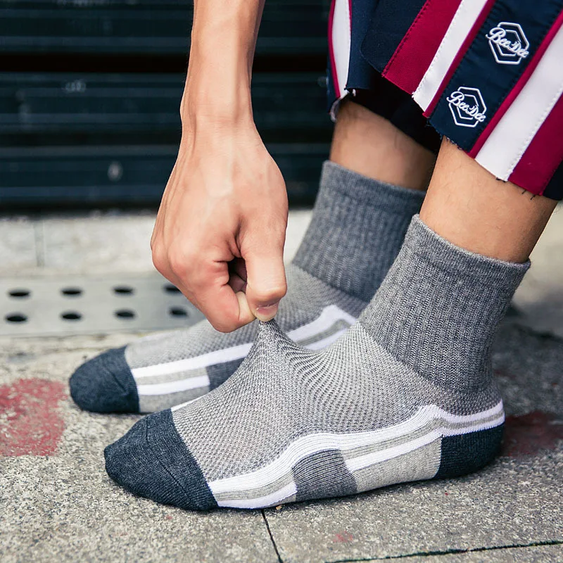 1 пара, повседневные хлопковые носки, мужские носки с вышивкой в деловом стиле, от производителя, европейские размеры 39-44, Meias
