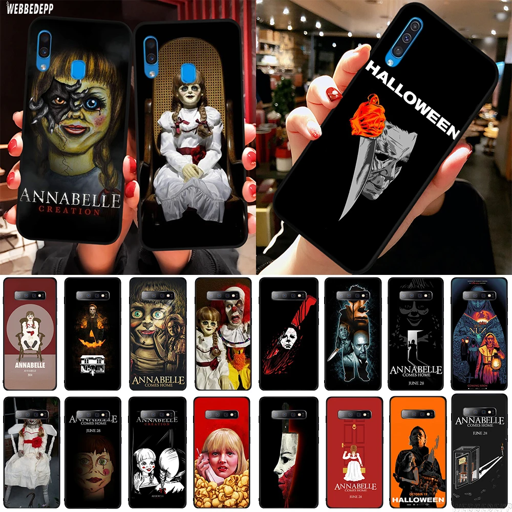 Чехол Annabelle Comes Home из ТПУ для samsung Galaxy A2 Core A20e A70s J4 J6 Plus Prime J7 Duo J8 мягкий чехол |