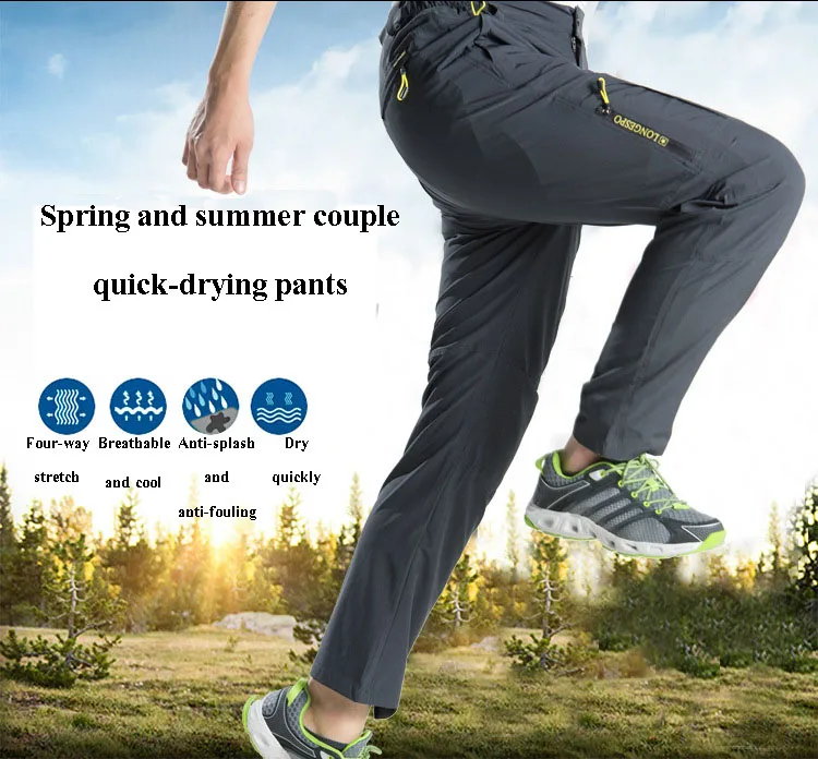 NUONEKO Mens Hiking Pants Tourism Camping Quick-Dry Summer Outdoor Sport Tactical Waterproof Wear-Resistant Cargo Trousers PNT02 NUONEKO Mens Hiking Pants Tourism Camping Quick-Dry Summer Outdoor Sport Tactical Waterproof Wear-Resistant Cargo Trousers PNT02