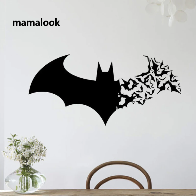 

Узор летучей мыши DIY Съемная Наклейка на стену виниловая наклейка домашний Декор Гостиная автомобиль художественный Декор 3D плакат