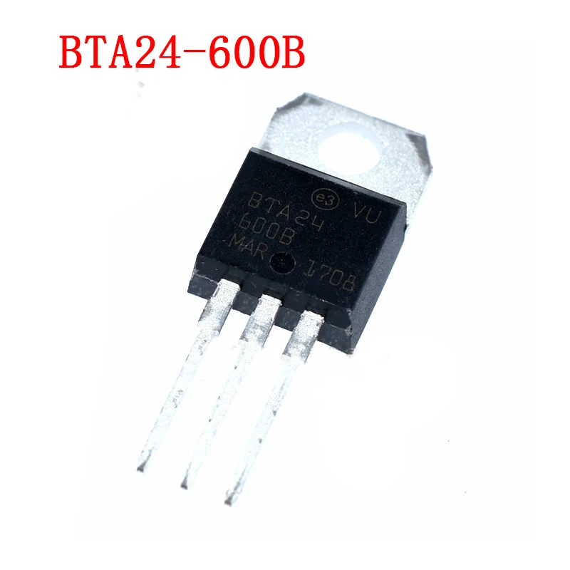 10 шт. BTA24-600B BTA24-600 BTA24 Triacs 25 ампер 600 вольт до-220 Новый оригинал | Электронные