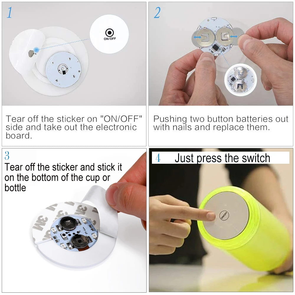 Рисунок 3 - Светящиеся Светодиодные Подставки на 4 бутылки