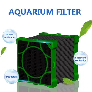 

Mini Aquarium Filter Water Purification Deodorant Disinfection Nano Activated Carbon Filter Fish Tank Filter