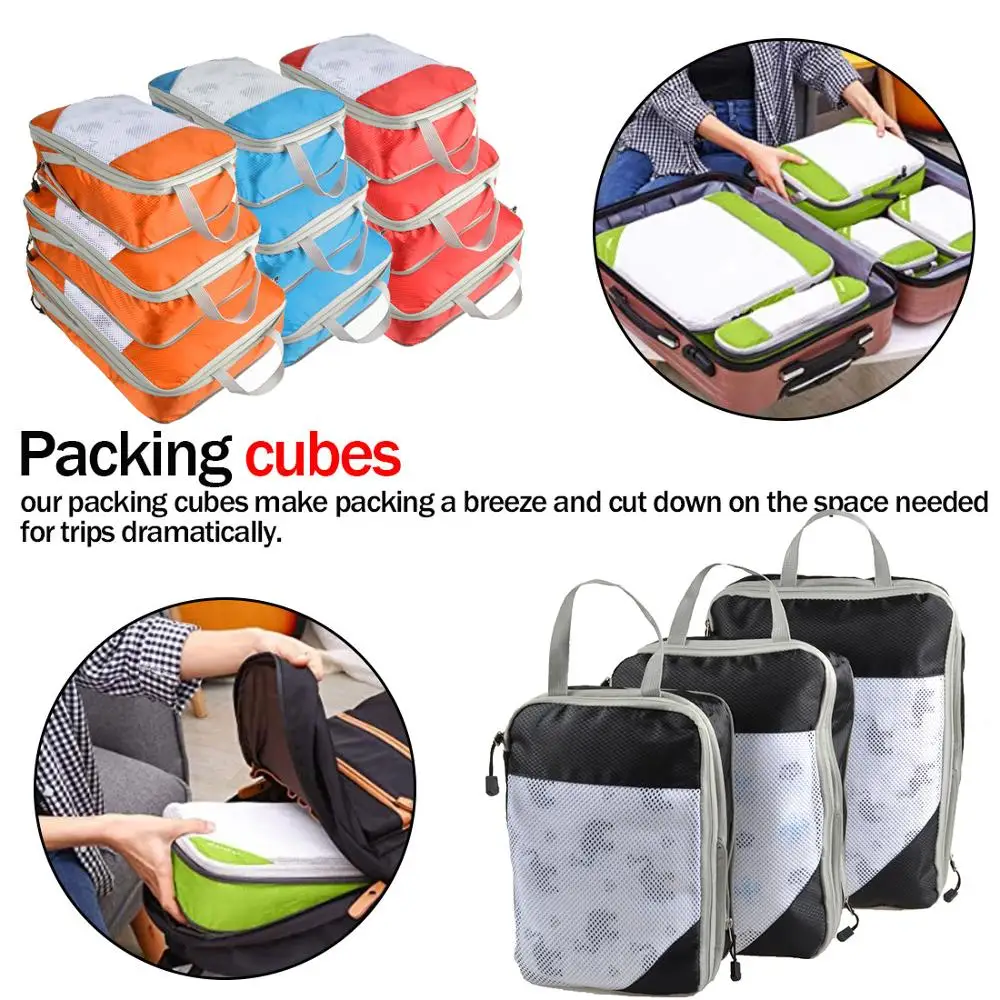 travel storage cubes