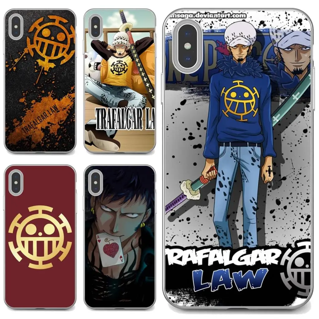Мягкий чехол для Samsung Galaxy A12 A31 A41 A51 A71 A20e A21s M30 A10 A30 A40 A50 A60 A70 trafalgar-law-flag-цельный |