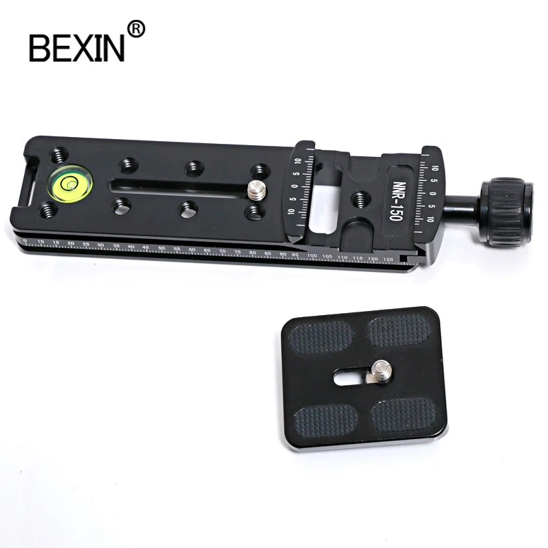 

Quick Release Plate 140MM 1/4" Screw Aluminium Alloy Long Sliding Rail Nodal Slide For Camera