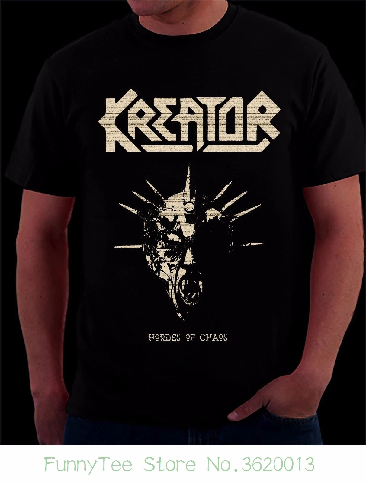 Kreator-Hordes Of Chaos-немецкий Thrash Metal Band T _ Shirt-Размеры S до 6xl | Мужская одежда