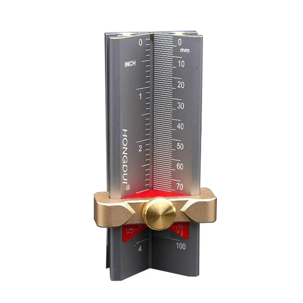 

Multi-functional Woodworking Tools Saw Table Height Gauge Drill Angle Measurer High Precision Rule Measuring Tools